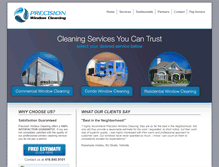 Tablet Screenshot of precisioncleaning.ca